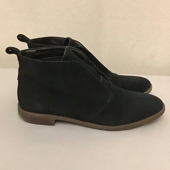 Franco Sarto 11 Men’s Suede Leather Ankle Boots Black Slip On Shoes - Picture 11 of 13